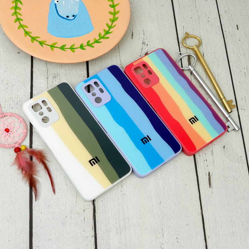 قاب محافظ لنزدار پشت گلسی آبرنگی Xiaomi Poco X3 GT