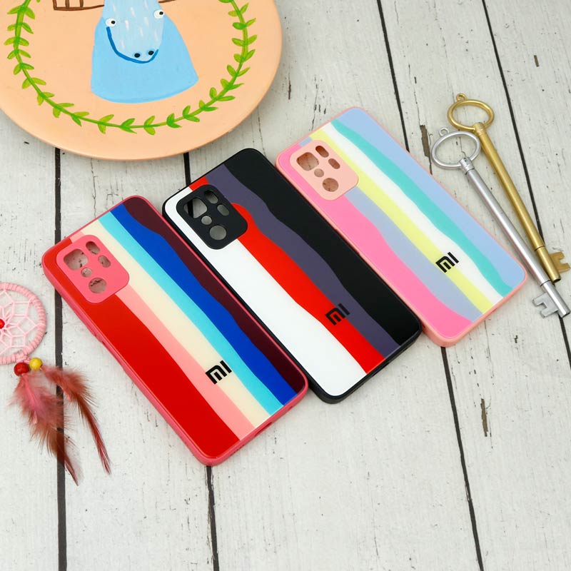 قاب محافظ لنزدار پشت گلسی آبرنگی Xiaomi Poco X3 GT