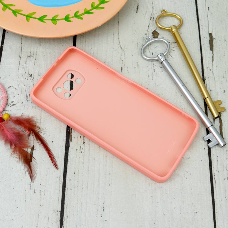 قاب محافظ لنزدار پشت گلسی آبرنگی Xiaomi Poco X3