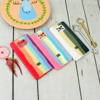 قاب محافظ لنزدار پشت گلسی آبرنگی Xiaomi Poco X3