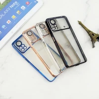 قاب شفاف دور رنگی محافظ لنزدار Xiaomi Poco X4 Pro 5G