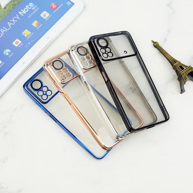 قاب شفاف دور رنگی محافظ لنزدار Xiaomi Poco X4 Pro 5G