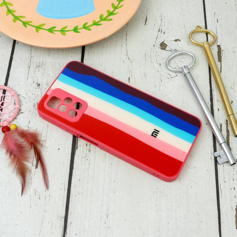 قاب محافظ لنزدار پشت گلسی آبرنگی Xiaomi Redmi 10