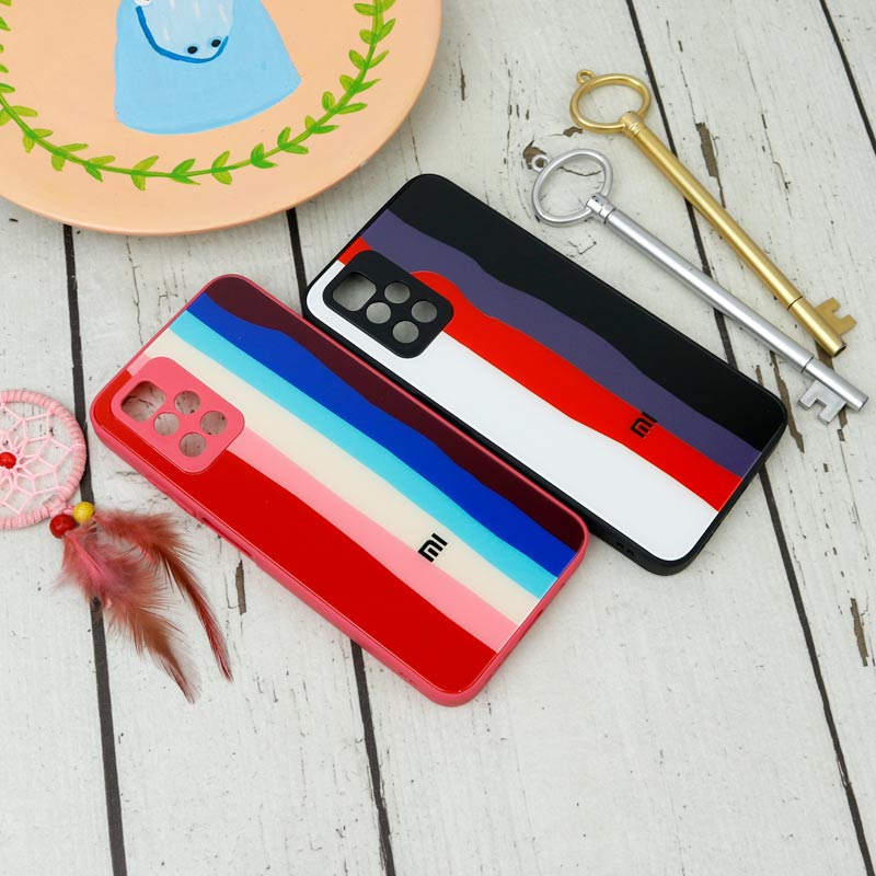 قاب محافظ لنزدار پشت گلسی آبرنگی Xiaomi Redmi 10