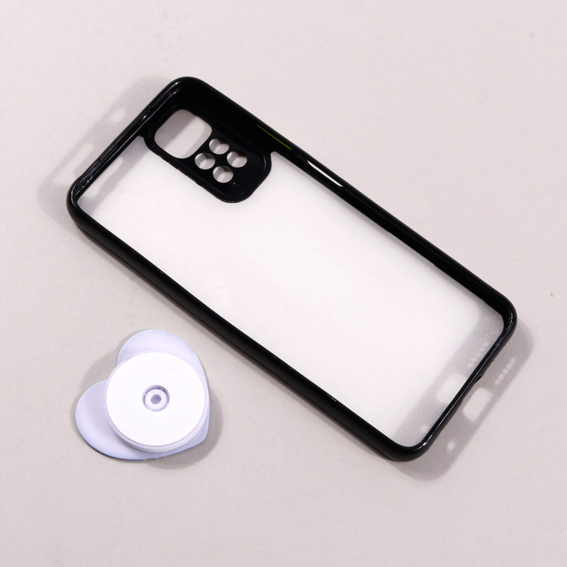 قاب طرحدار محافظ لنزدار + پاپ سوکت قلبی Xiaomi Redmi Note 11 / 11s