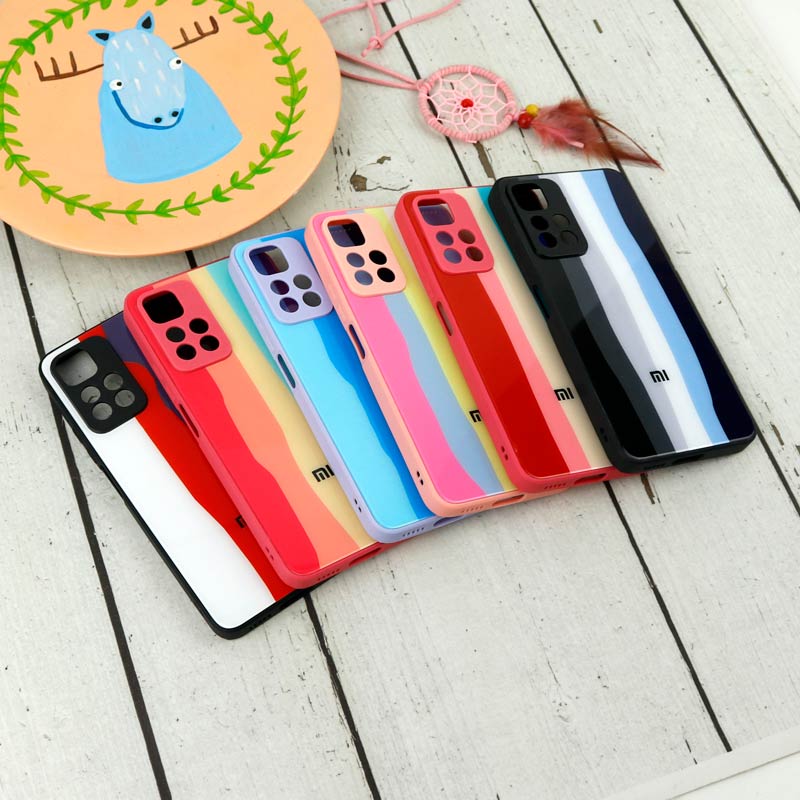 قاب محافظ لنزدار پشت گلسی آبرنگی Xiaomi Redmi Note 11 Pro (China)