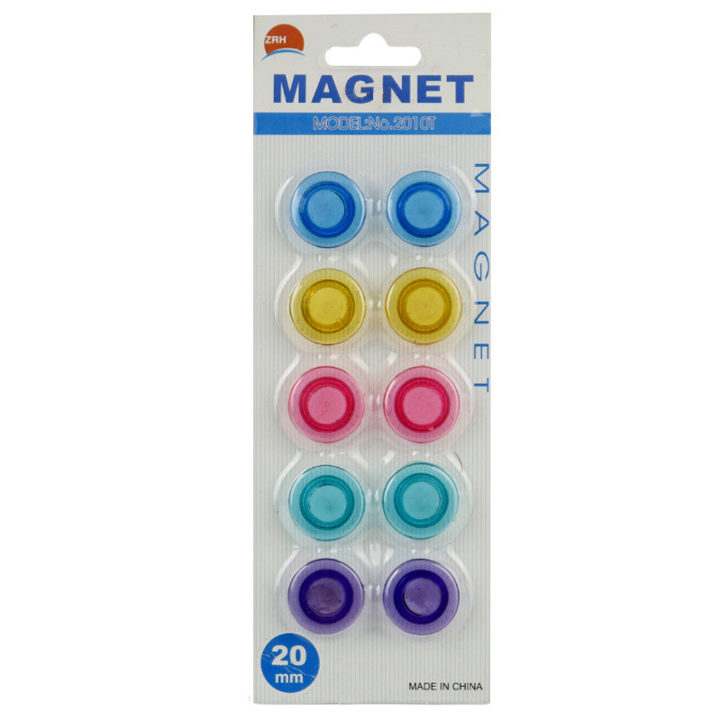 مگنت تخته وایت برد کوچک ZRH No.2010T بسته 10 عددی