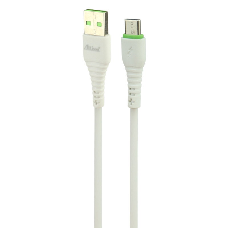 شارژر فندکی فست شارژ Allison ALS-N028 ALS-A100 2.4A 12W + کابل تایپ سی