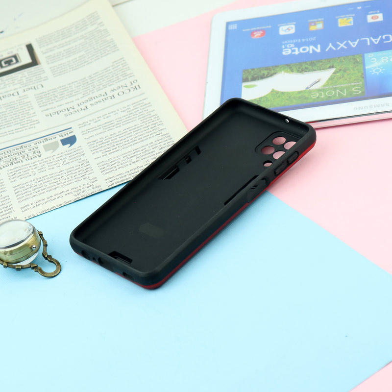 قاب ضد ضربه محافظ لنز دار هولدر دار بتمن Samsung Galaxy A12 سری A
