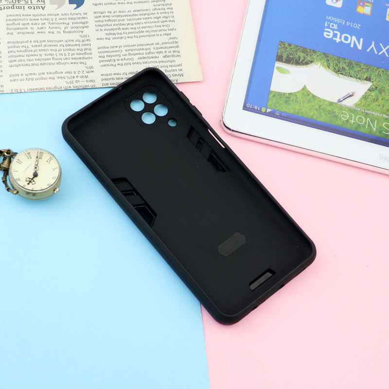 قاب ضد ضربه محافظ لنز دار هولدر دار بتمن Samsung Galaxy A12 سری A