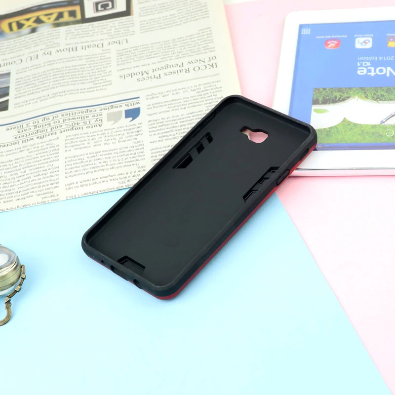 قاب ضد ضربه محافظ لنز دار هولدر دار بتمن Samsung Galaxy J7 Prime سری A