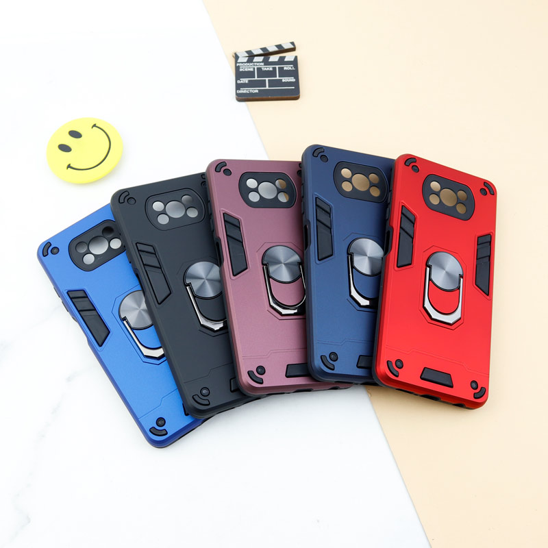 قاب ضد ضربه محافظ لنز دار هولدر دار بتمن Xiaomi Poco X3 سری A