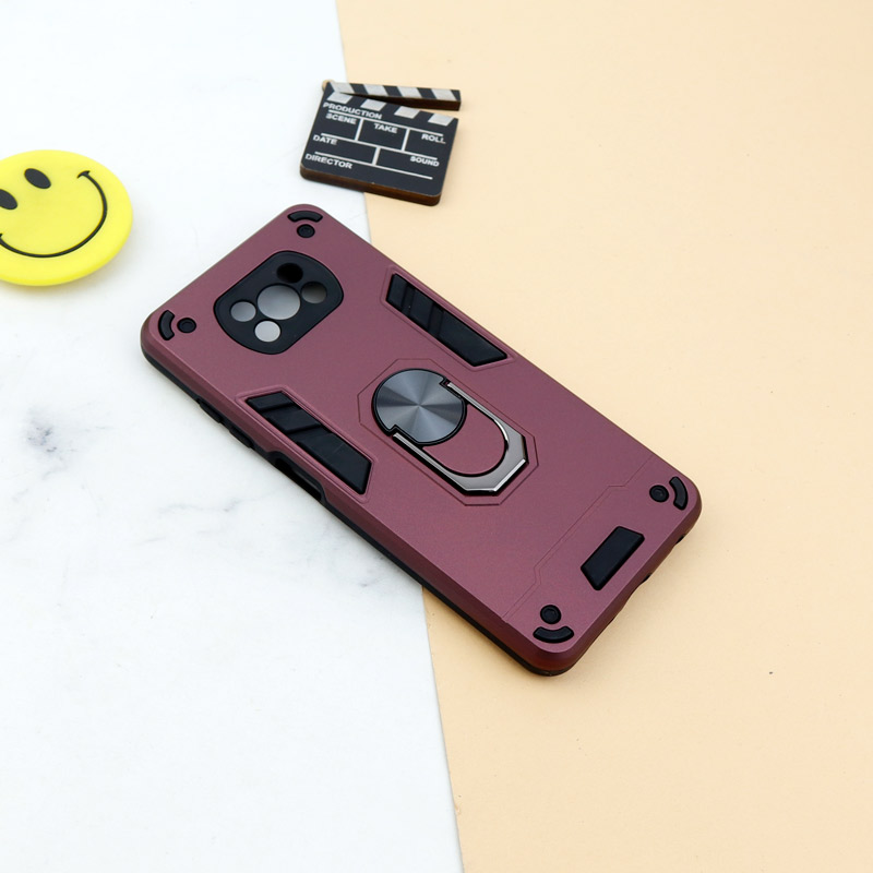 قاب ضد ضربه محافظ لنز دار هولدر دار بتمن Xiaomi Poco X3 سری A