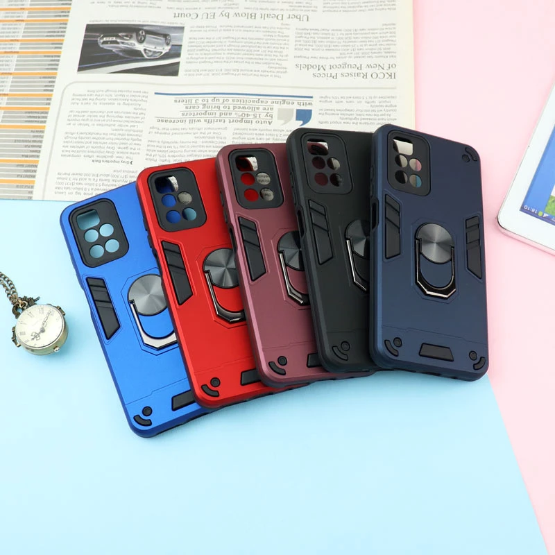 قاب ضد ضربه محافظ لنز دار هولدر دار بتمن Xiaomi Redmi 10 سری A