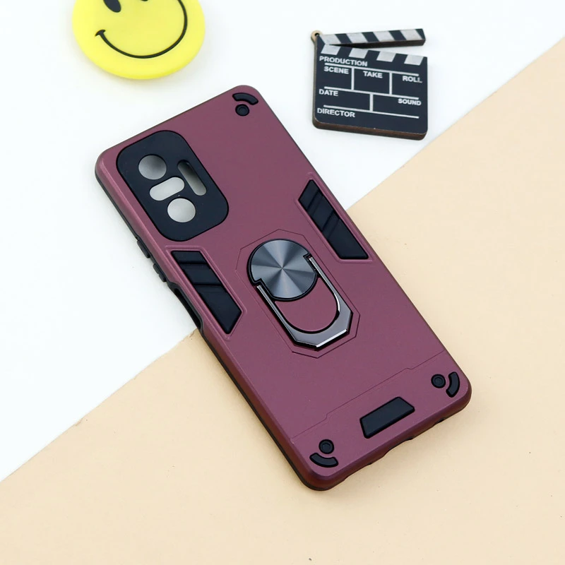 قاب ضد ضربه محافظ لنز دار هولدر دار بتمن Xiaomi Redmi Note 10 Pro سری A