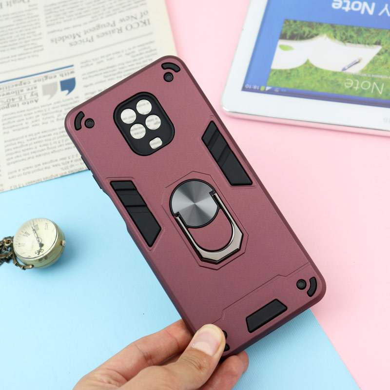 قاب ضد ضربه محافظ لنز دار هولدر دار بتمن Xiaomi Redmi Note 9s سری A