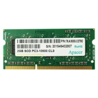 رم لپ تاپ Apacer PC3-10600 DDR3 2GB 1333MHz CL9