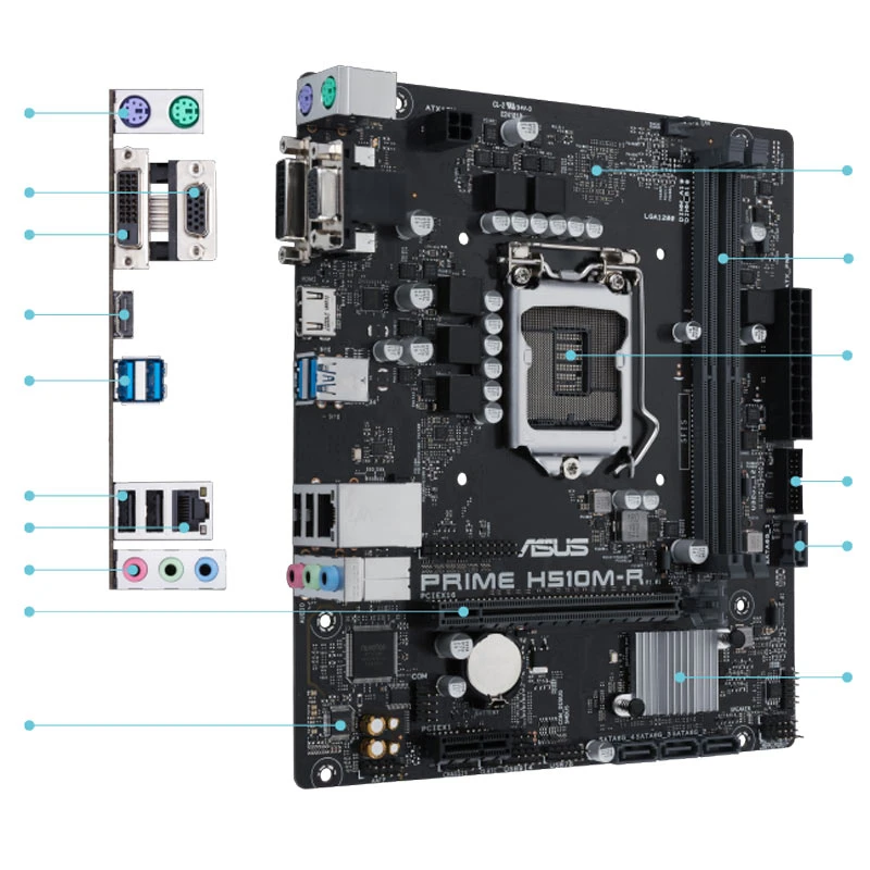مادربرد ایسوس Prime H510M-R-SI DDR4
