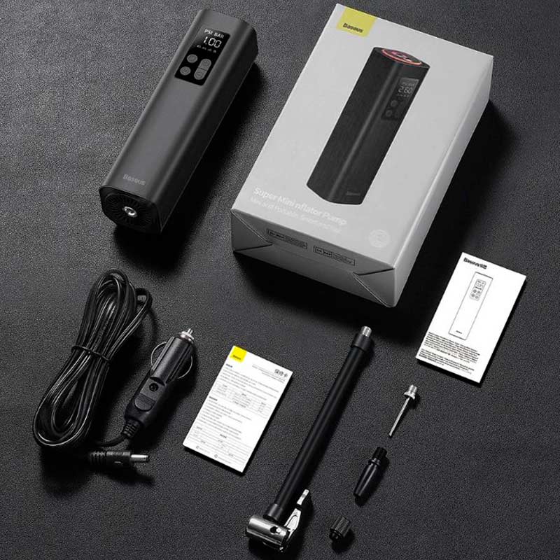 پمپ باد باسئوس Super Mini Inflator Pump BS-CG003 CRCQ000001