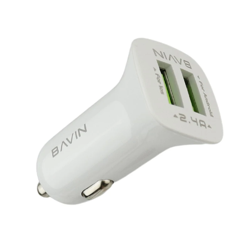 شارژر فندکی فست شارژ Bavin PC253 2.4A 12W