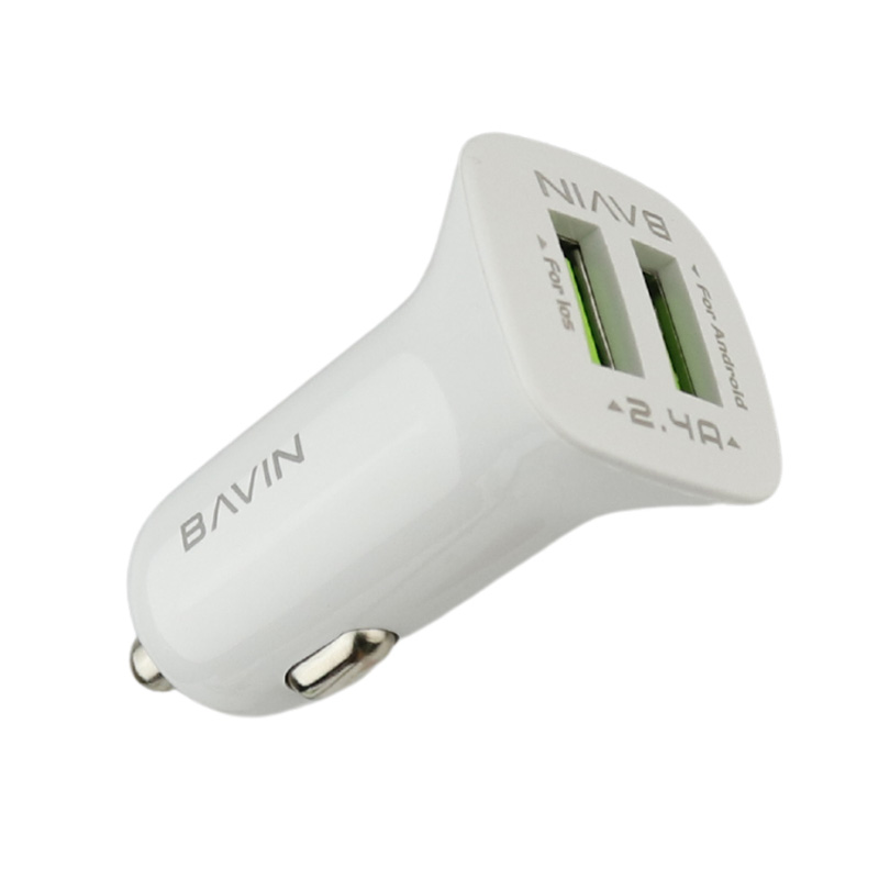 شارژر فندکی فست شارژ Bavin PC253 2.4A 12W