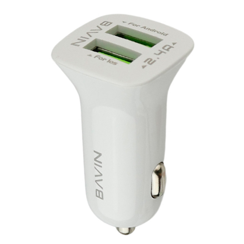 شارژر فندکی فست شارژ Bavin PC253 2.4A 12W