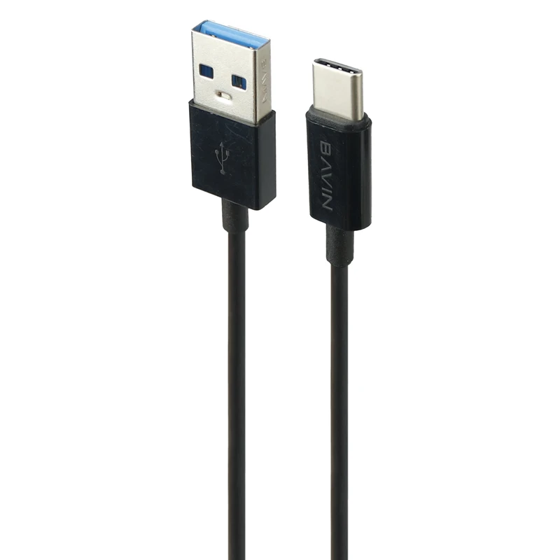 شارژر فندکی فست شارژ Bavin PC310 2.4A 12W + کابل تایپ سی