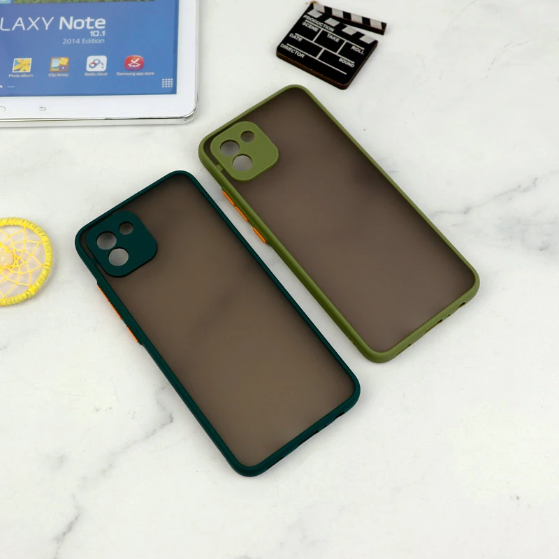 قاب PC مات محافظ لنز دار Samsung Galaxy A03 سری B