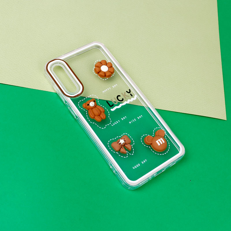 قاب عروسکی خرس بیسکویتی Samsung Galaxy A50