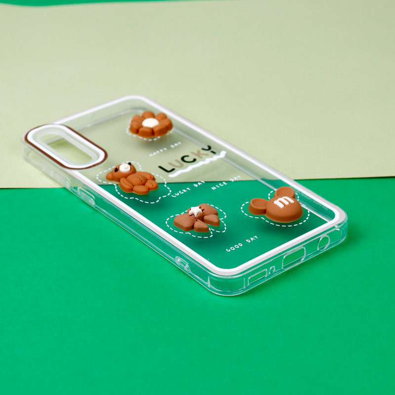 قاب عروسکی خرس بیسکویتی Samsung Galaxy A50