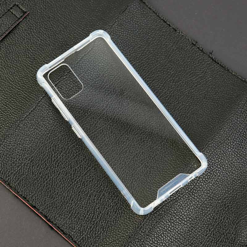 قاب PC ضدضربه کپسولی بی رنگ Samsung Galaxy A51