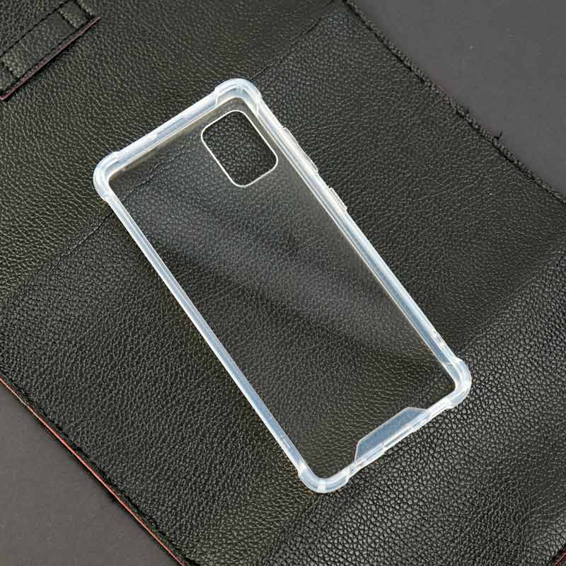 قاب PC ضدضربه کپسولی بی رنگ Samsung Galaxy A51