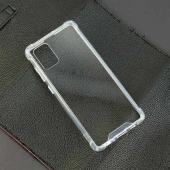 قاب PC ضدضربه کپسولی بی رنگ Samsung Galaxy A71