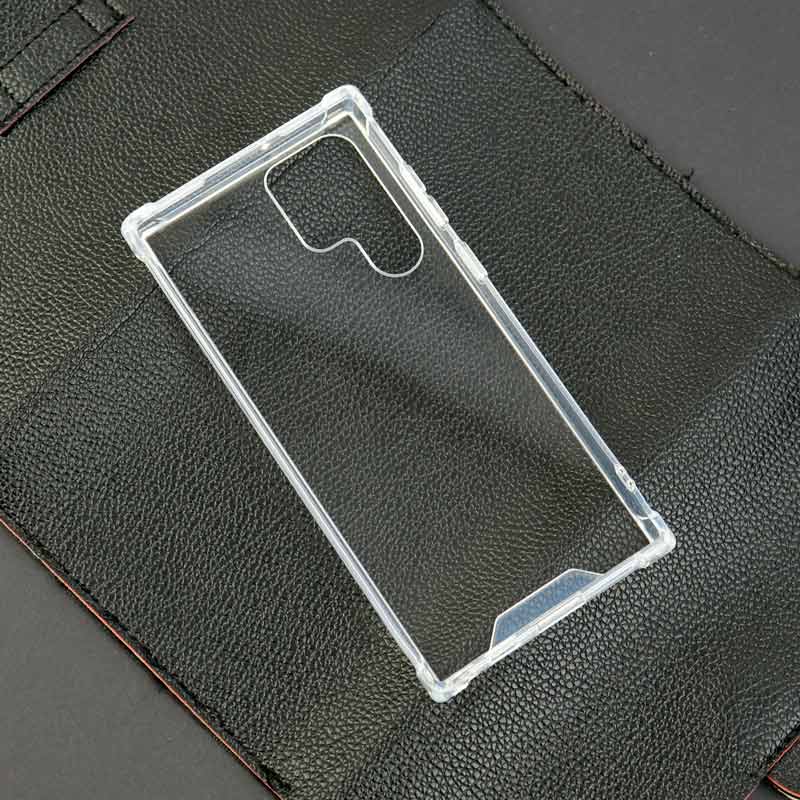 قاب PC ضدضربه کپسولی بی رنگ Samsung Galaxy S22 Ultra