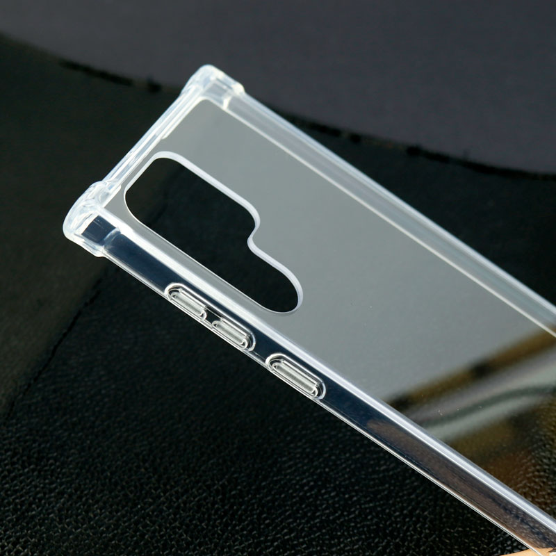 قاب PC ضدضربه کپسولی بی رنگ Samsung Galaxy S22 Ultra