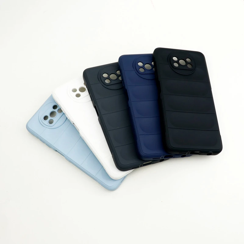 قاب PC انگشتی محافظ لنزدار Xiaomi Poco X3