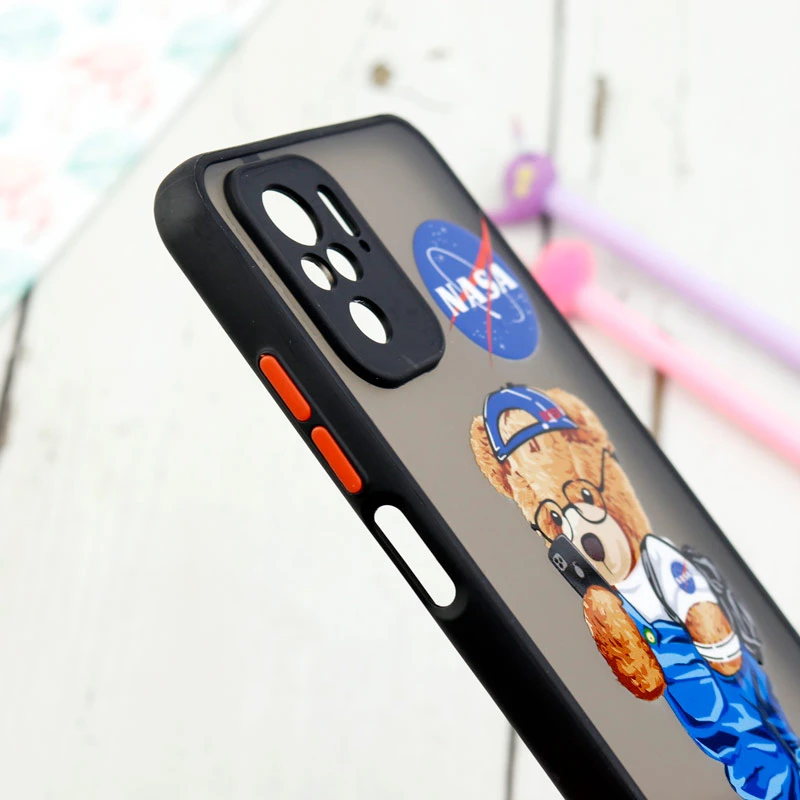 قاب PC مات محافظ لنزدار طرحدار Xiaomi Redmi Note 10 / 10s