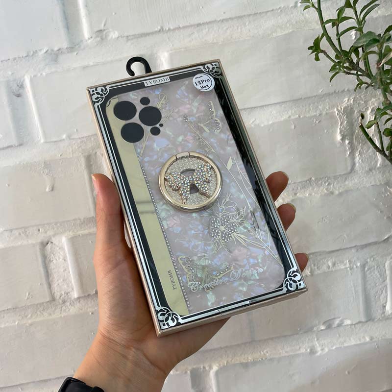 قاب طرح پروانه ای محافظ لنزدار پاپ سوکت دار iPhone 12 Pro Max