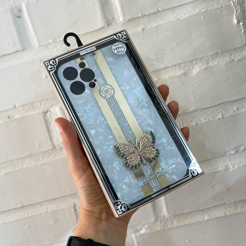 قاب طرح پروانه ای محافظ لنزدار iPhone 12 Pro Max