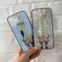 قاب طرح پروانه ای محافظ لنزدار iPhone 12 Pro Max