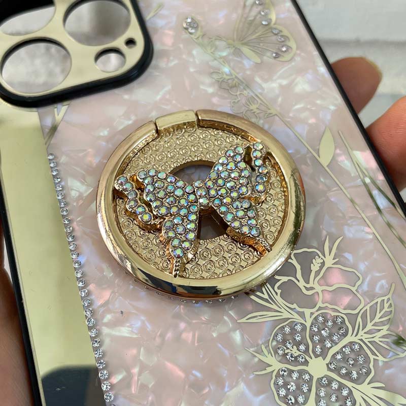 قاب طرح پروانه ای محافظ لنزدار برجسته پاپ سوکت دار iPhone 13 Pro Max