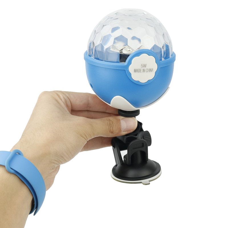 چراغ رقص نور گردان DJ Strobe Light + ریموت کنترل