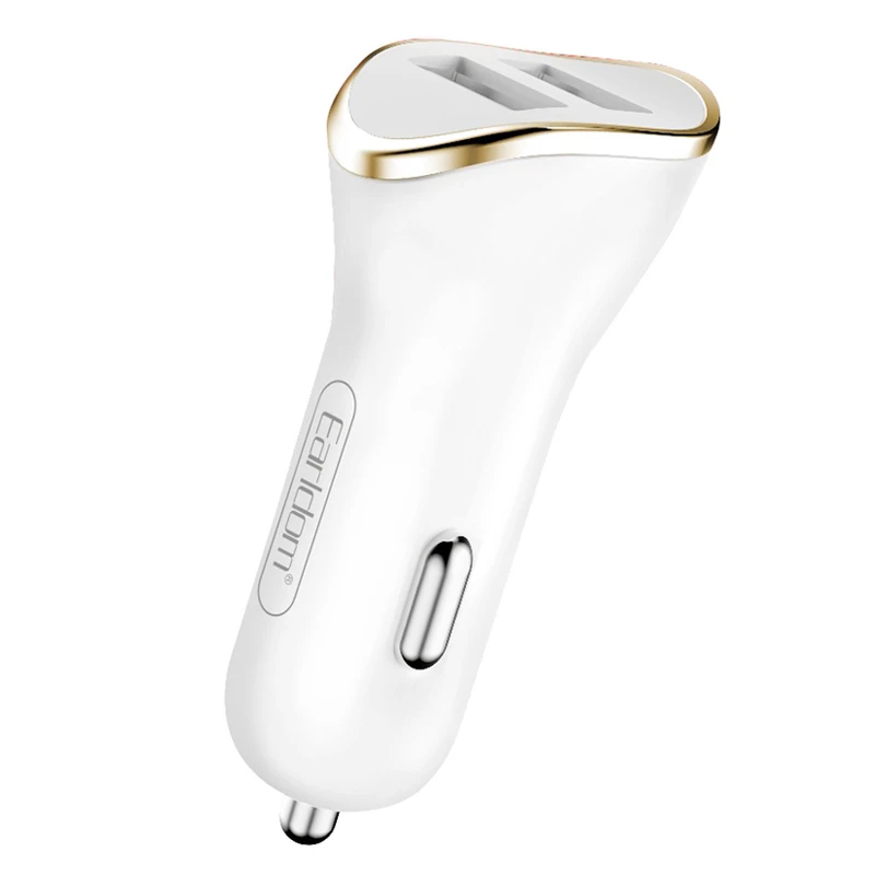 شارژر فندکی فست شارژ Earldom ES-120 2.1A QC3.0 + کابل 3 سر