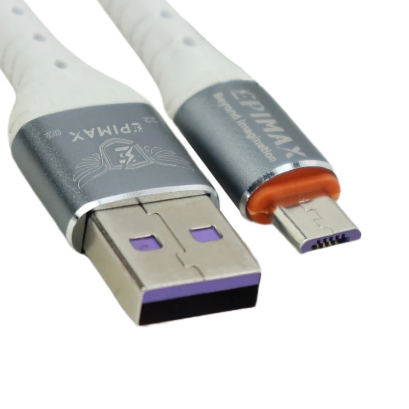 کابل میکرو یو اس بی فست شارژ 5 آمپر اپی مکس EC-26 طول 1 متر