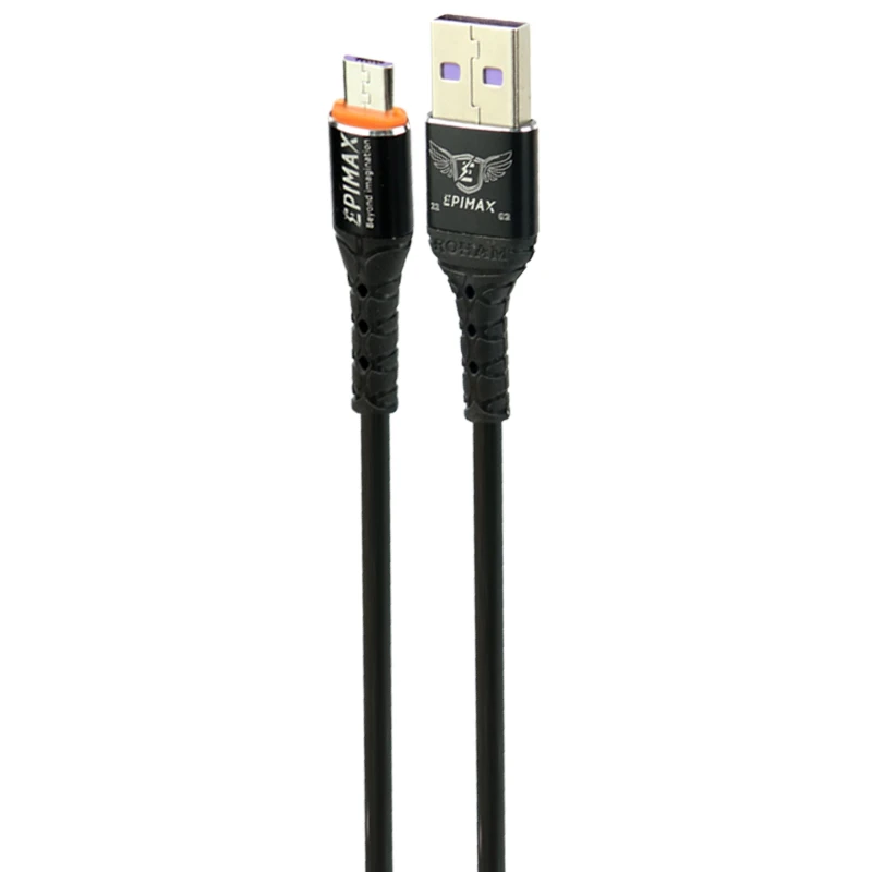کابل میکرو یو اس بی فست شارژ 5 آمپر اپی مکس EC-26 طول 1 متر