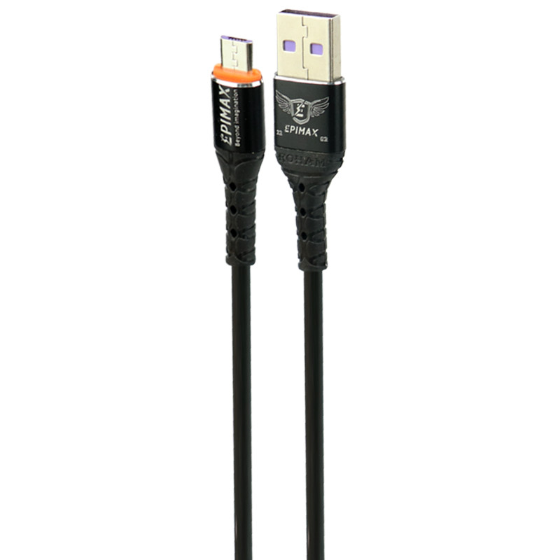 کابل میکرو یو اس بی فست شارژ Epimax EC-26 5A 1m