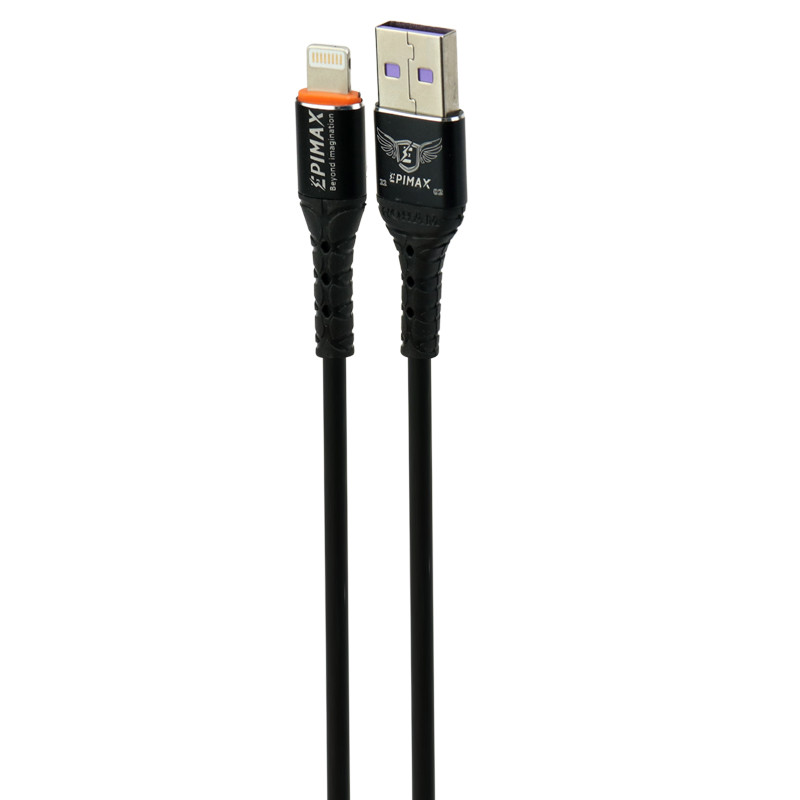 کابل آیفونی فست شارژ Epimax EC-28 5A 1m