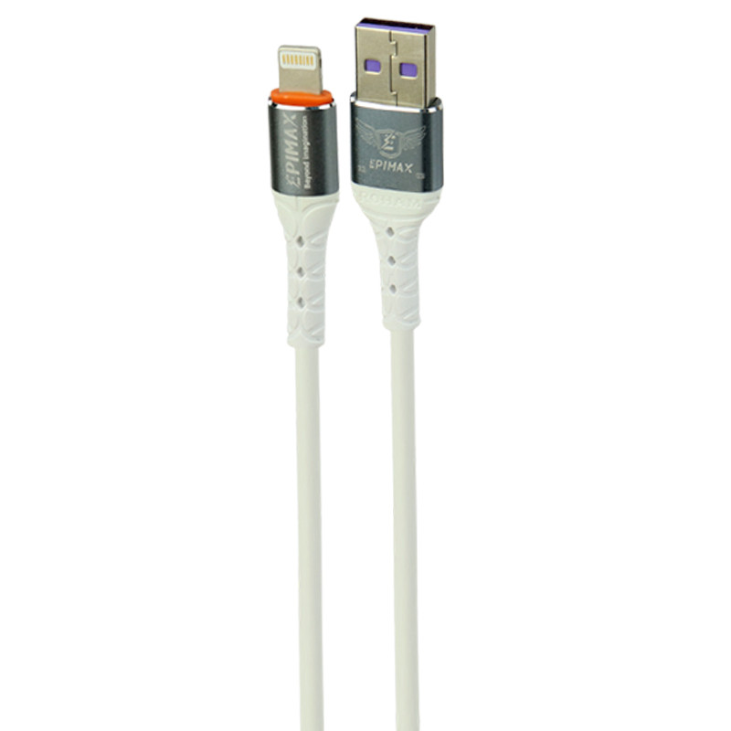 کابل آیفونی فست شارژ Epimax EC-28 5A 1m