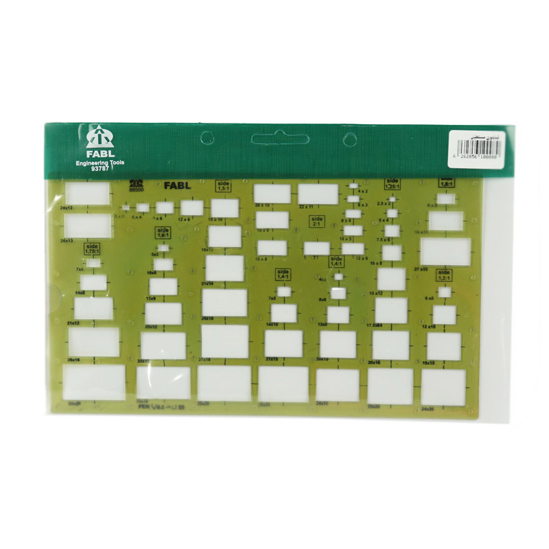 شابلون مستطیل فابل FABL 93887