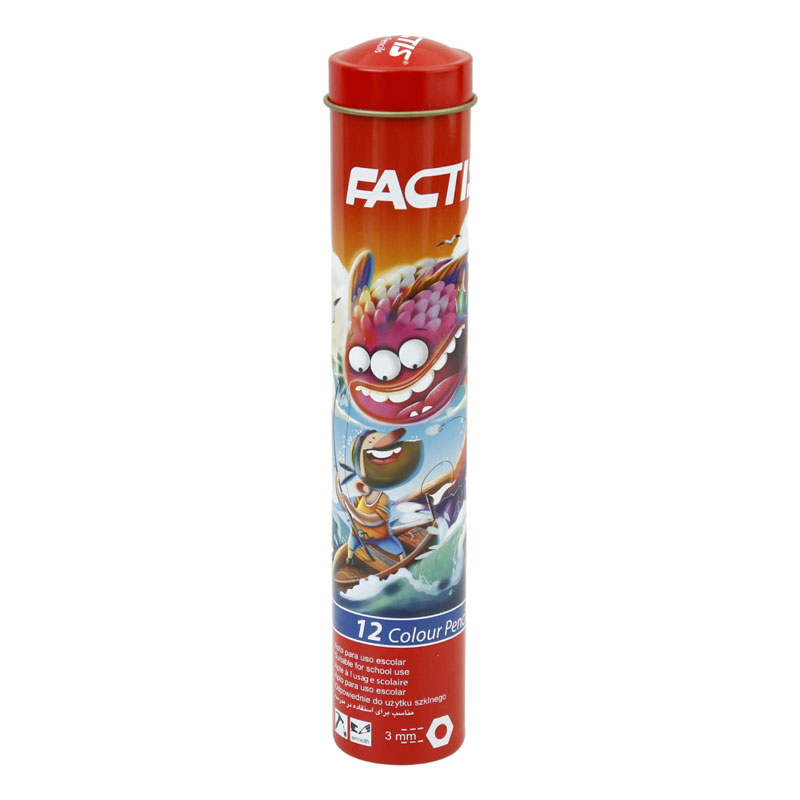 مداد رنگی 12 رنگ فکتیس Factis